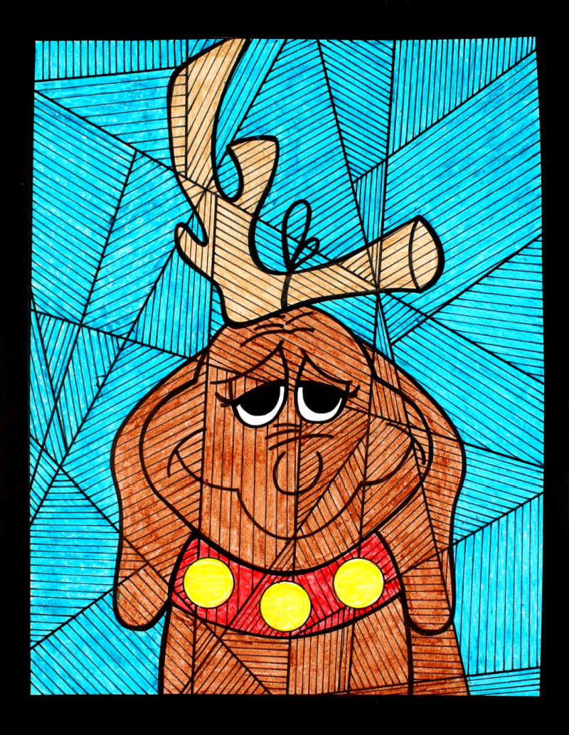 the grinch's dog max coloring page - mama likes this